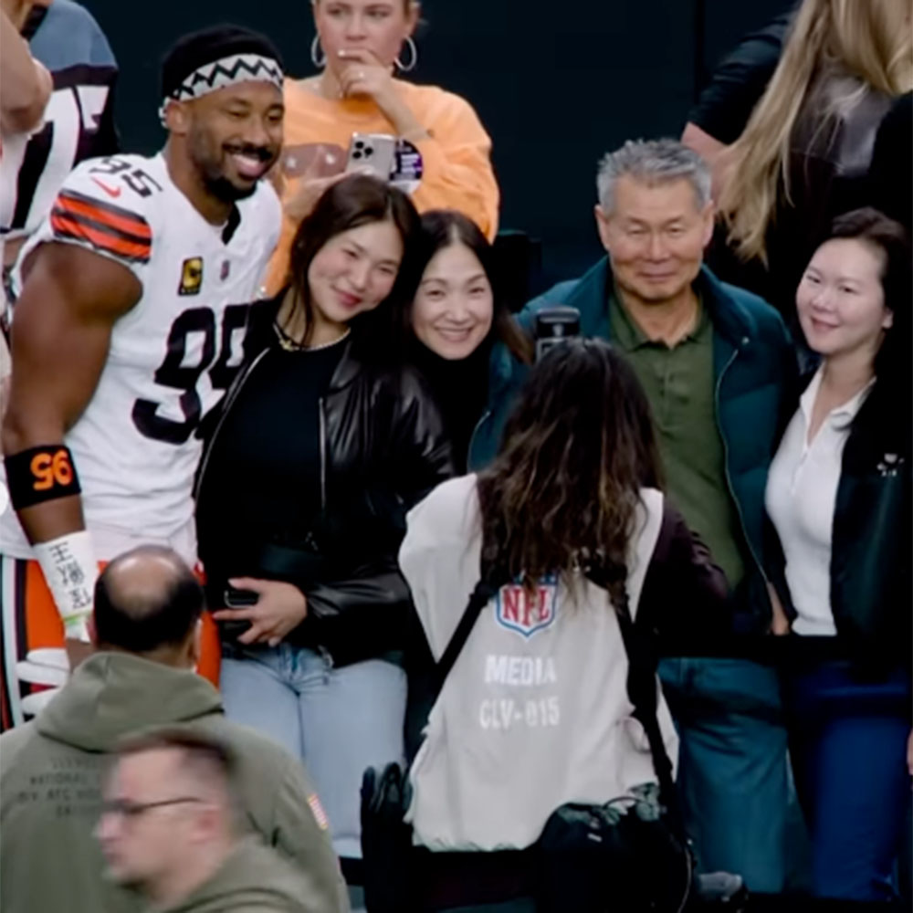 Myles Garrett and Chloe Kim confirm romance after months of dating speculation