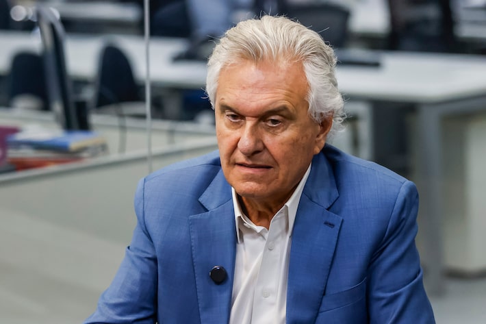 Governador de Goiás, Ronaldo Caiado estava internado desde sábado Foto: Taba Benedicto/Estadão