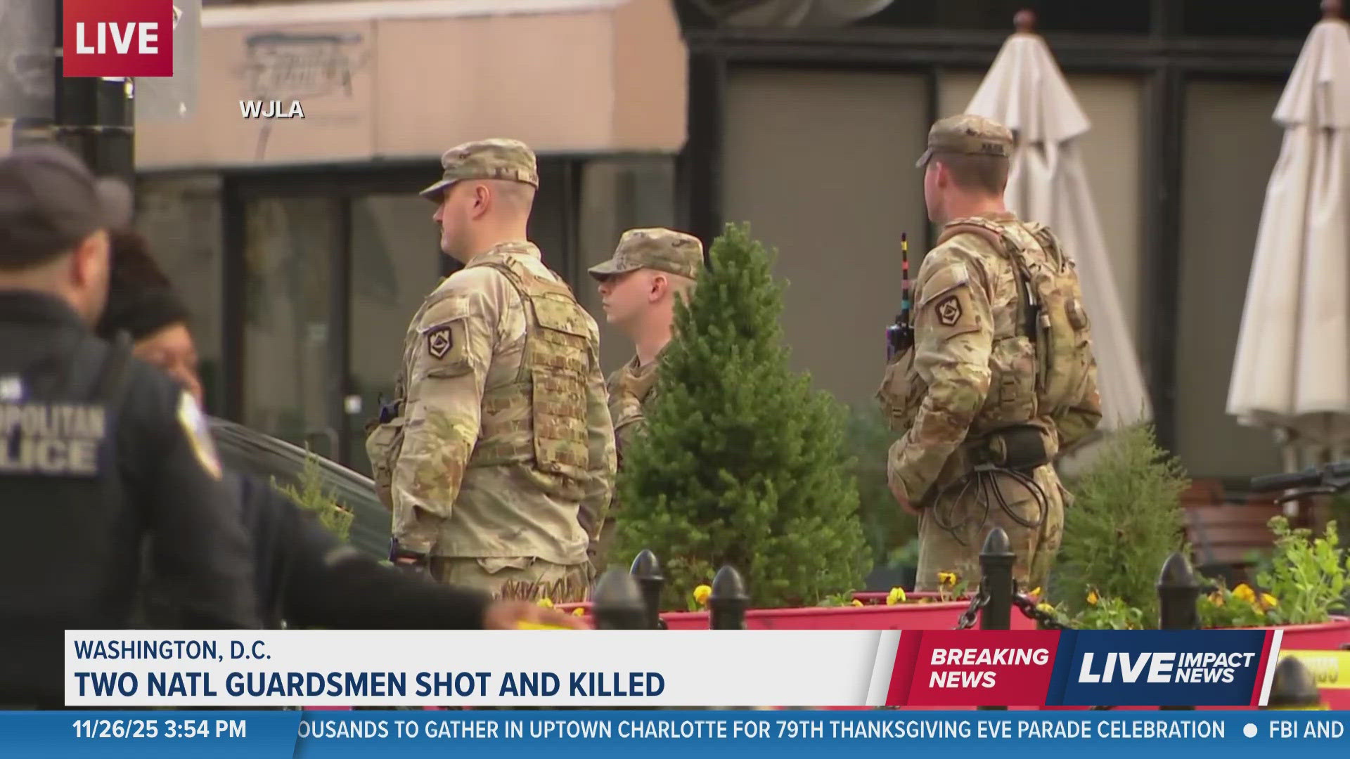 2 National Guardsmen killed in DC shooting outside White house