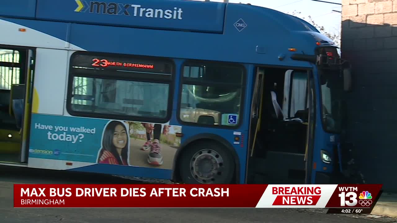 MAX bus driver dies after crashing into side of Birmingham business ...