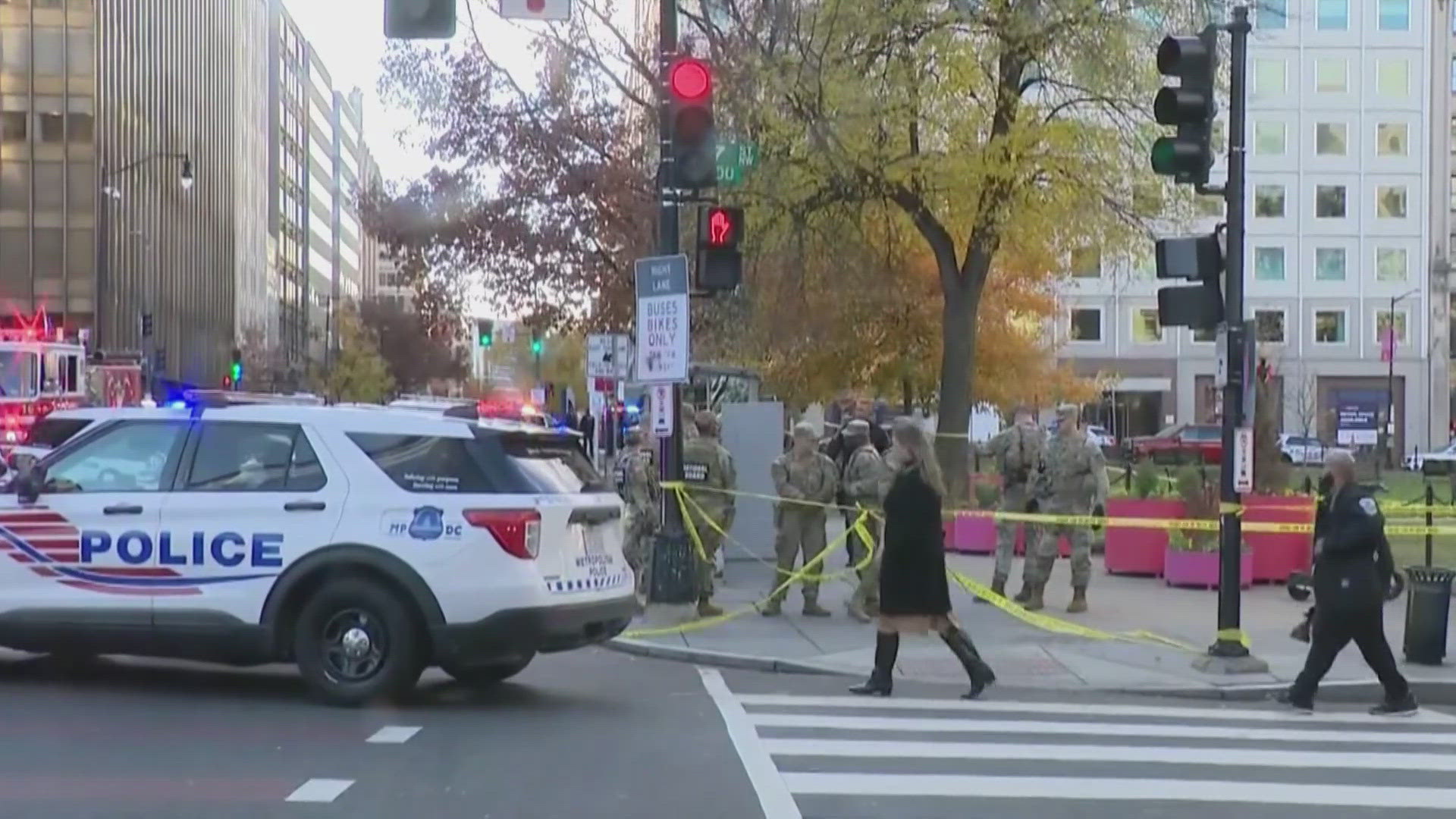Two National Guard members shot near the White House