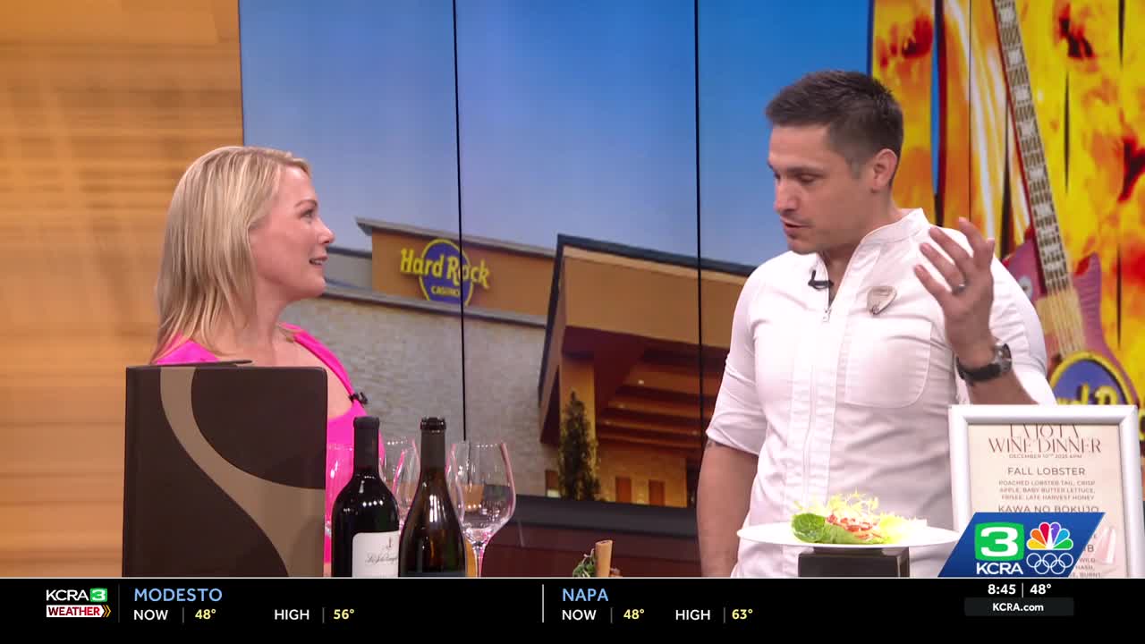Wine Wednesday. Hard Rock Casino and Hotel shares wine dinner menu