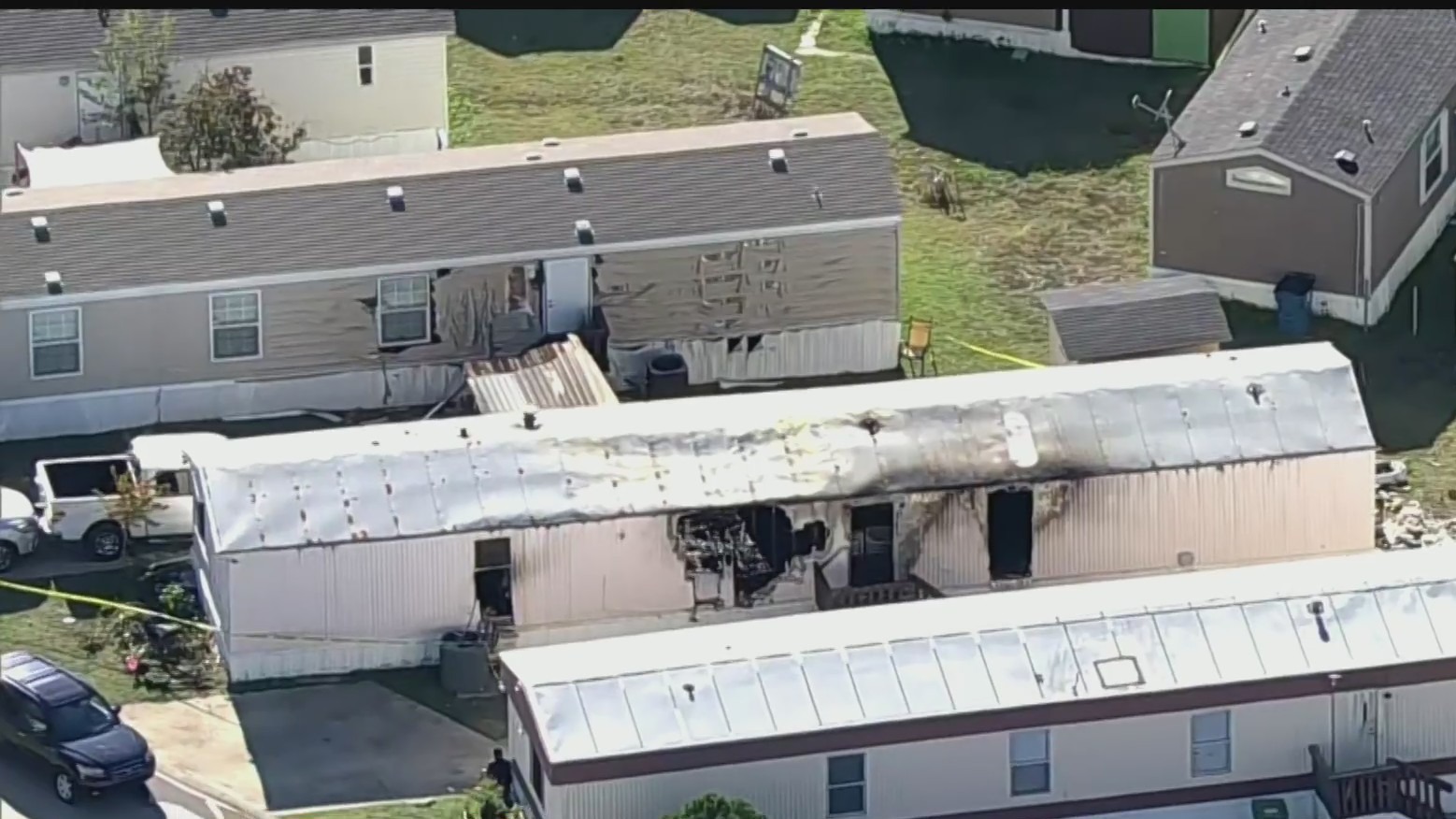 Woman dead, three in critical condition after Lewisville mobile home fire