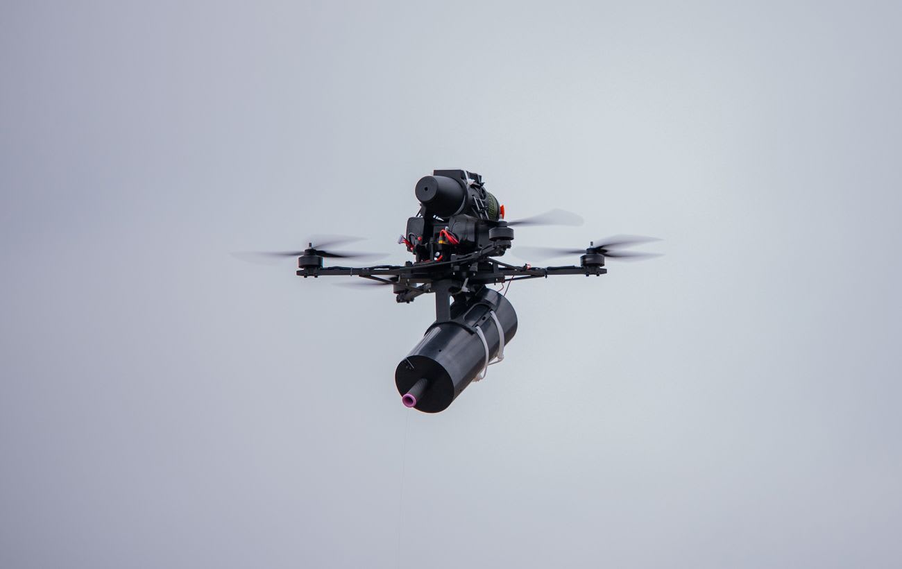 Ukraine's border guards wipe out Russian troops in drone strike