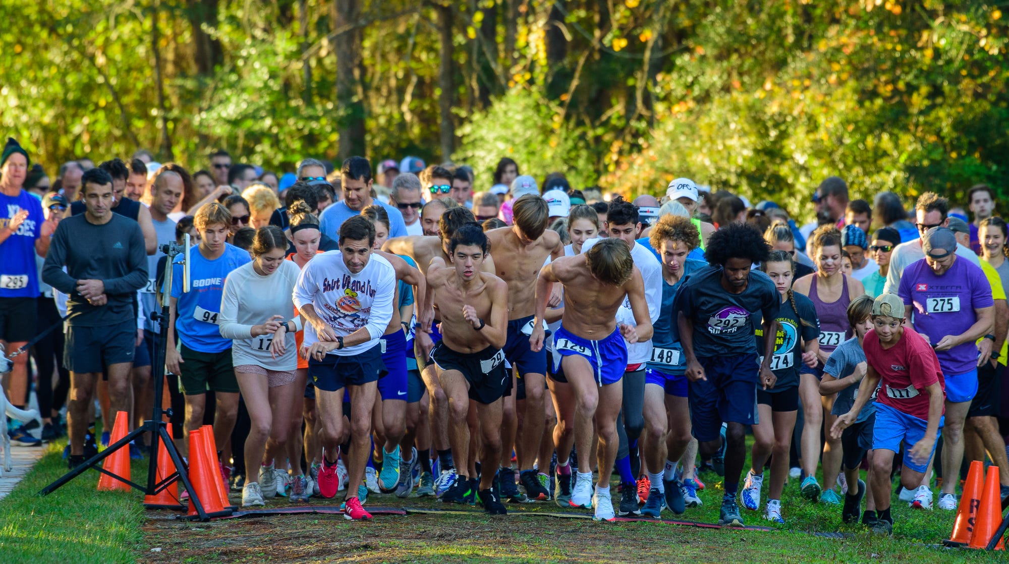 Burn some calories before Thanksgiving dinner at a local 5K, 10K run