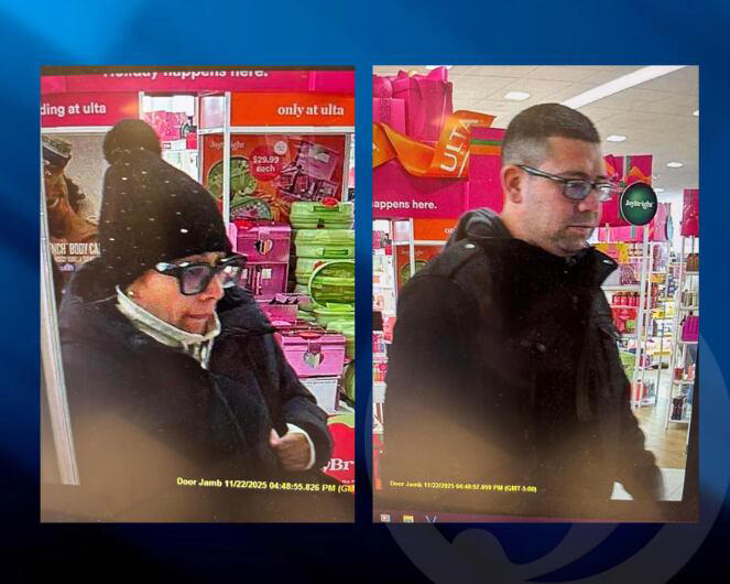 Police seek suspects involved in $5K Ulta Beauty theft in Southbury