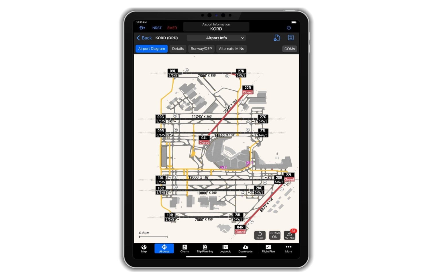 Garmin Pilot App Adds Graphical NOTAM Overlay to SmartCharts