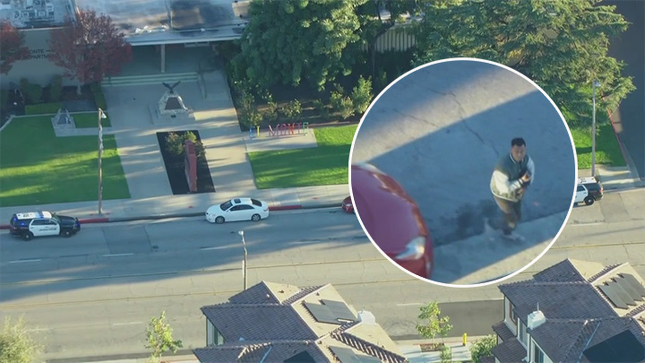 Suspect being tracked turns himself in