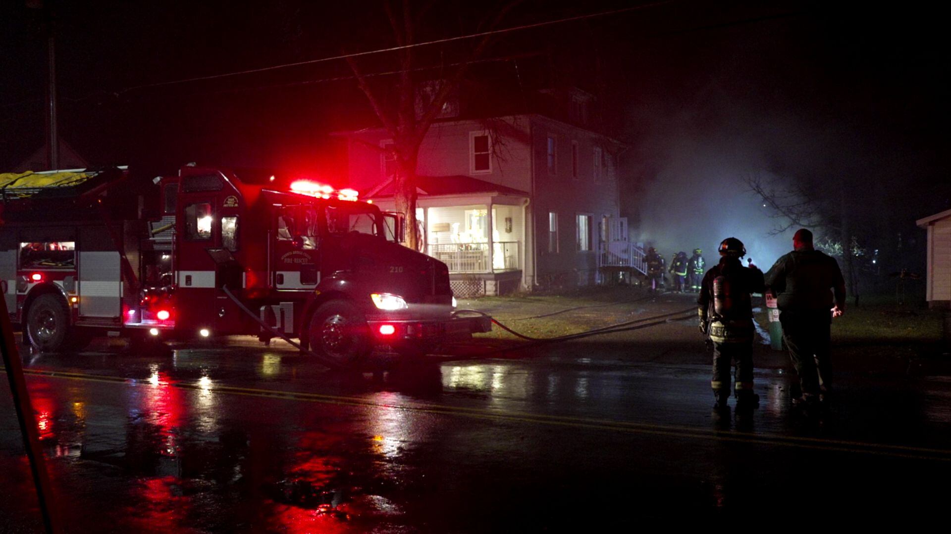 Crews respond to structure fire in Augusta