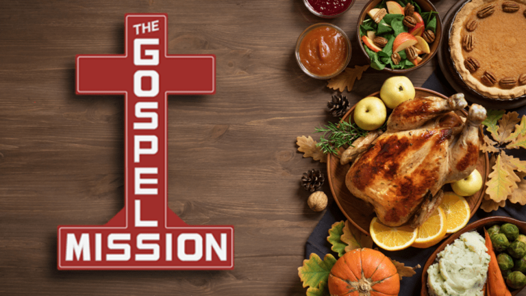 Gospel Mission serving Thanksgiving meals for free