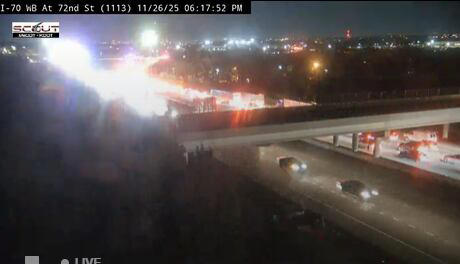 41-year-old man dies after hit by SUV on I-70 in Kansas City, Kansas