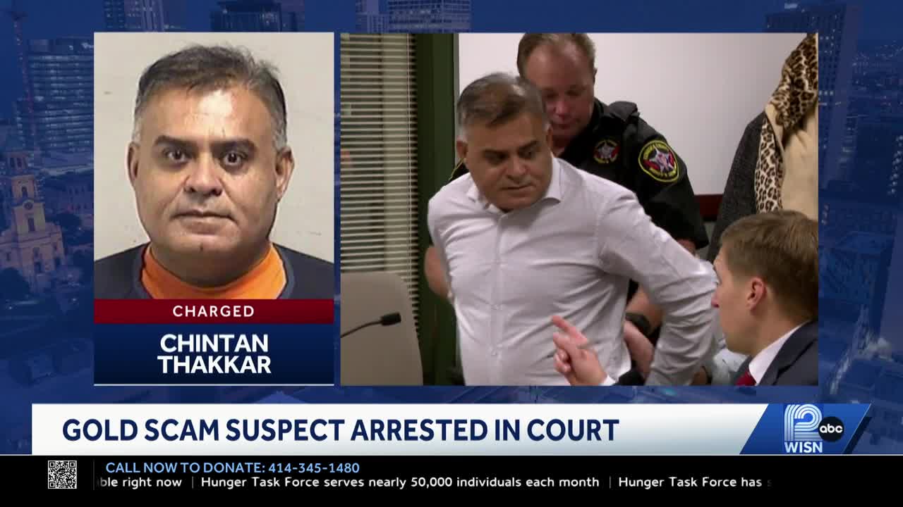 Man accused in Kenosha gold bar scam arrested in court