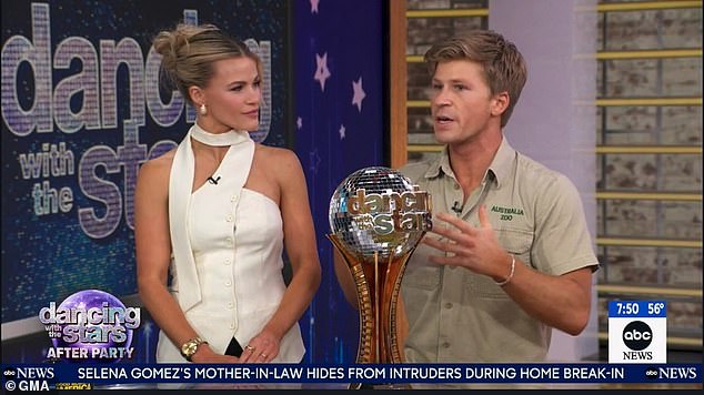 Robert Irwin addresses his rib injury after winning Dancing With The ...