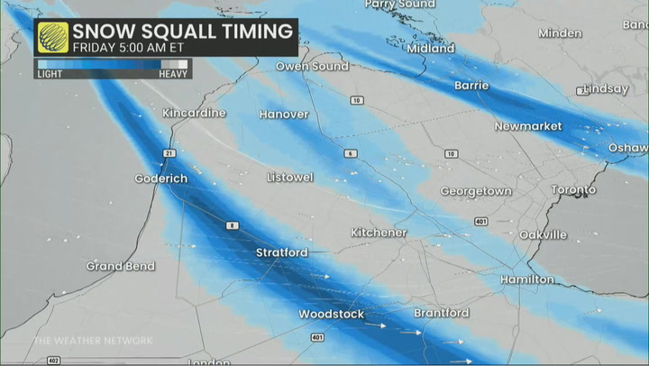 Ontario braces for multi-day lake effect snow squall event