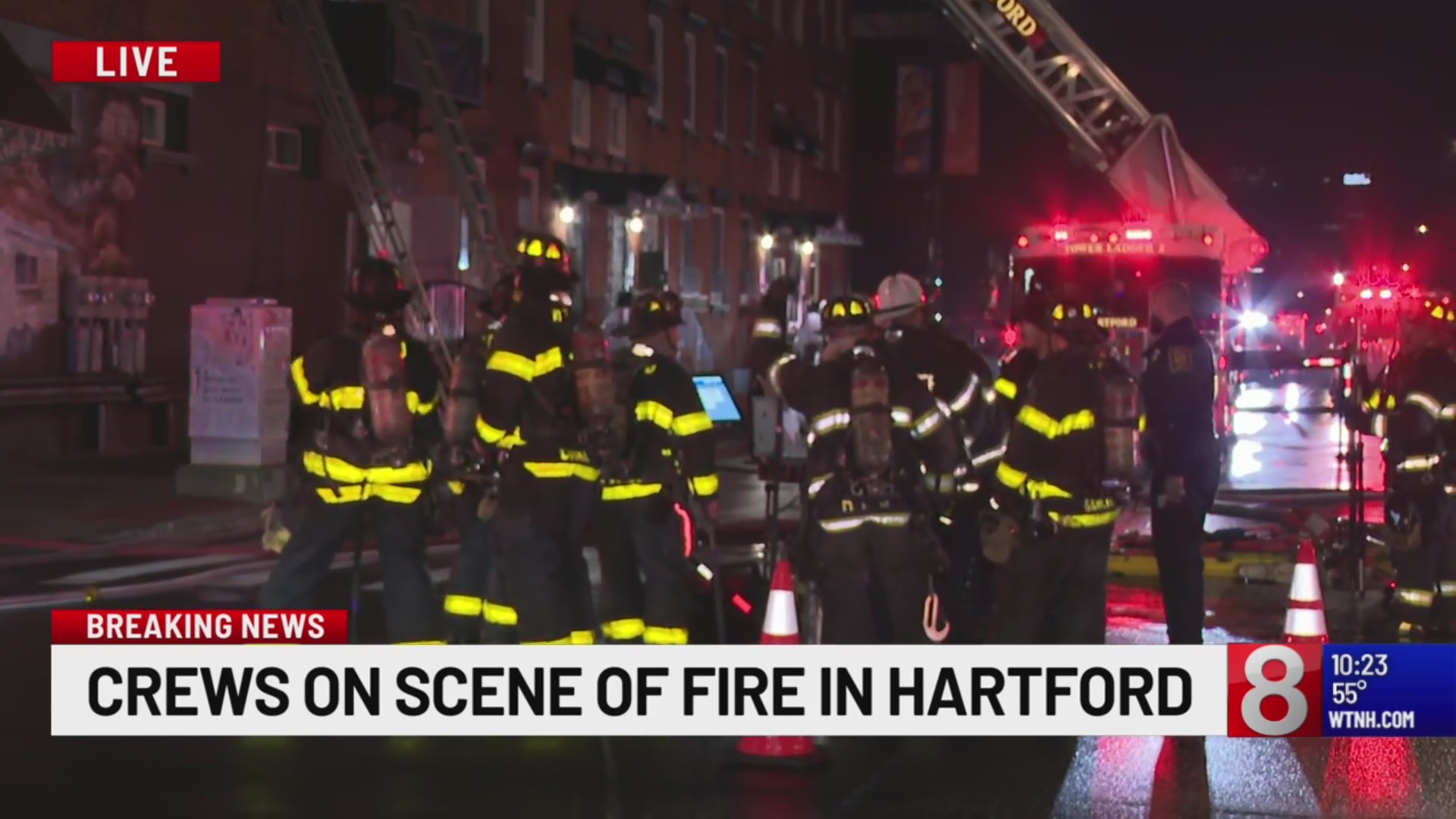 Crews responding to structure fire on Hudson Street in Hartford