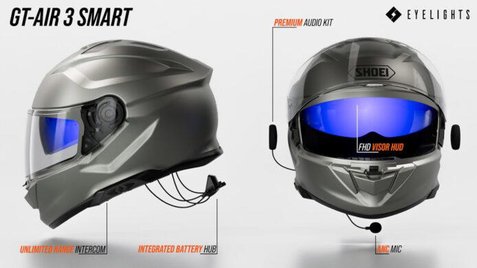 Shoei 推出 GT-Air 3 Smart 頭盔   全球首款完全整合 AR 投影系統
