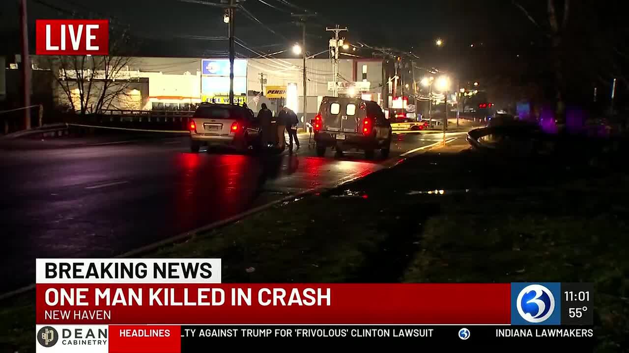 Man dies after being struck by vehicle in New Haven