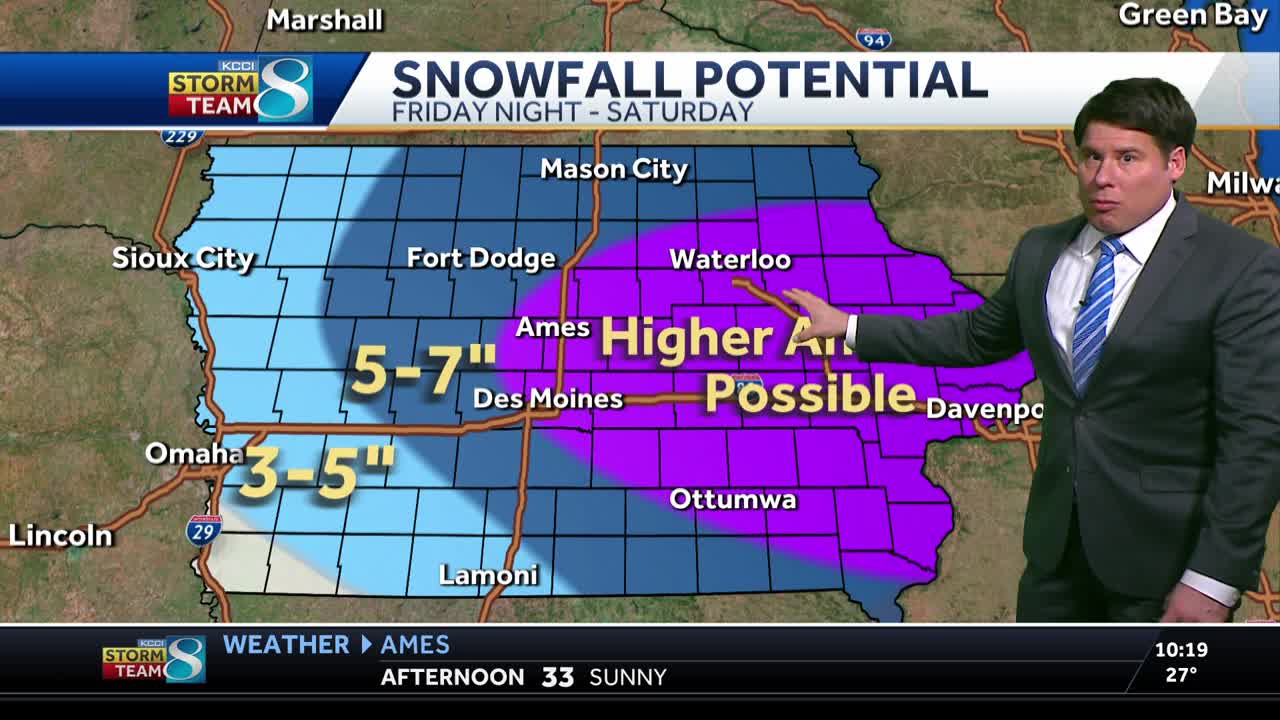Iowa weather: Sunny Thanksgiving followed by a significant snowfall ...
