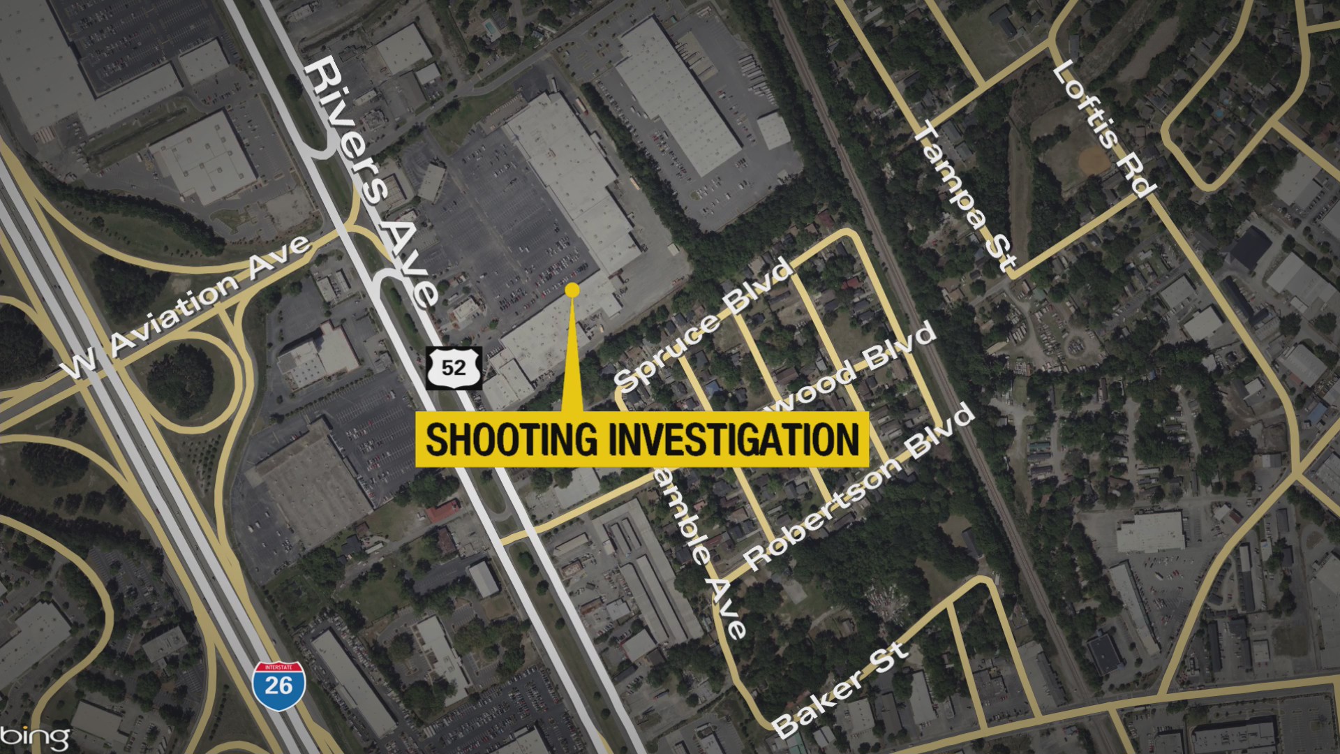 1 injured in Rivers Avenue shooting