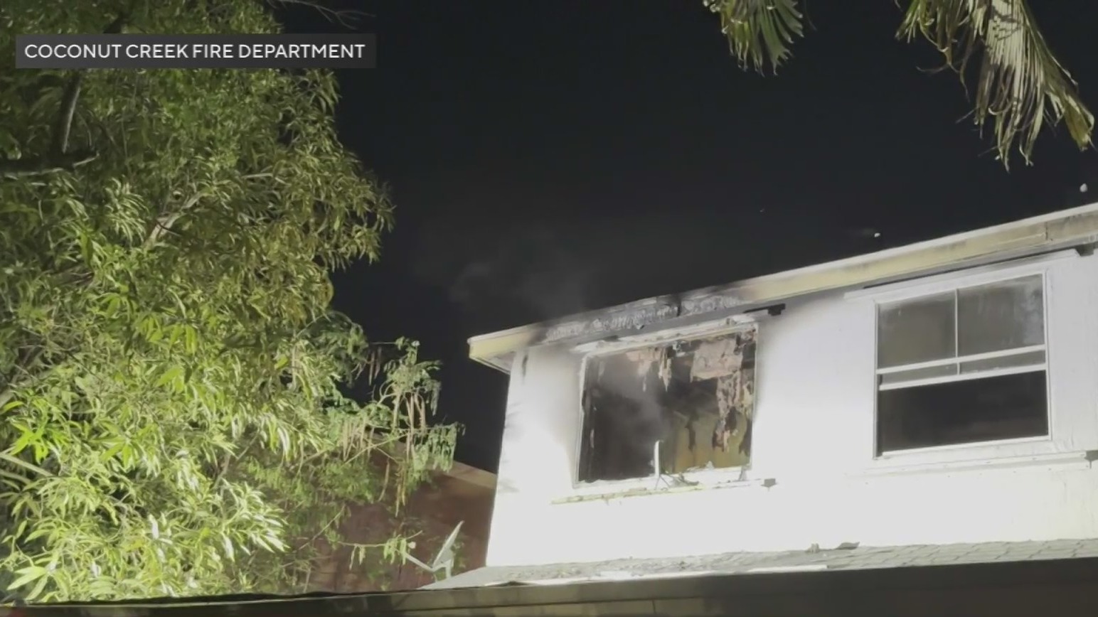 Family escapes house fire in Coconut Creek; two dogs treated for smoke ...