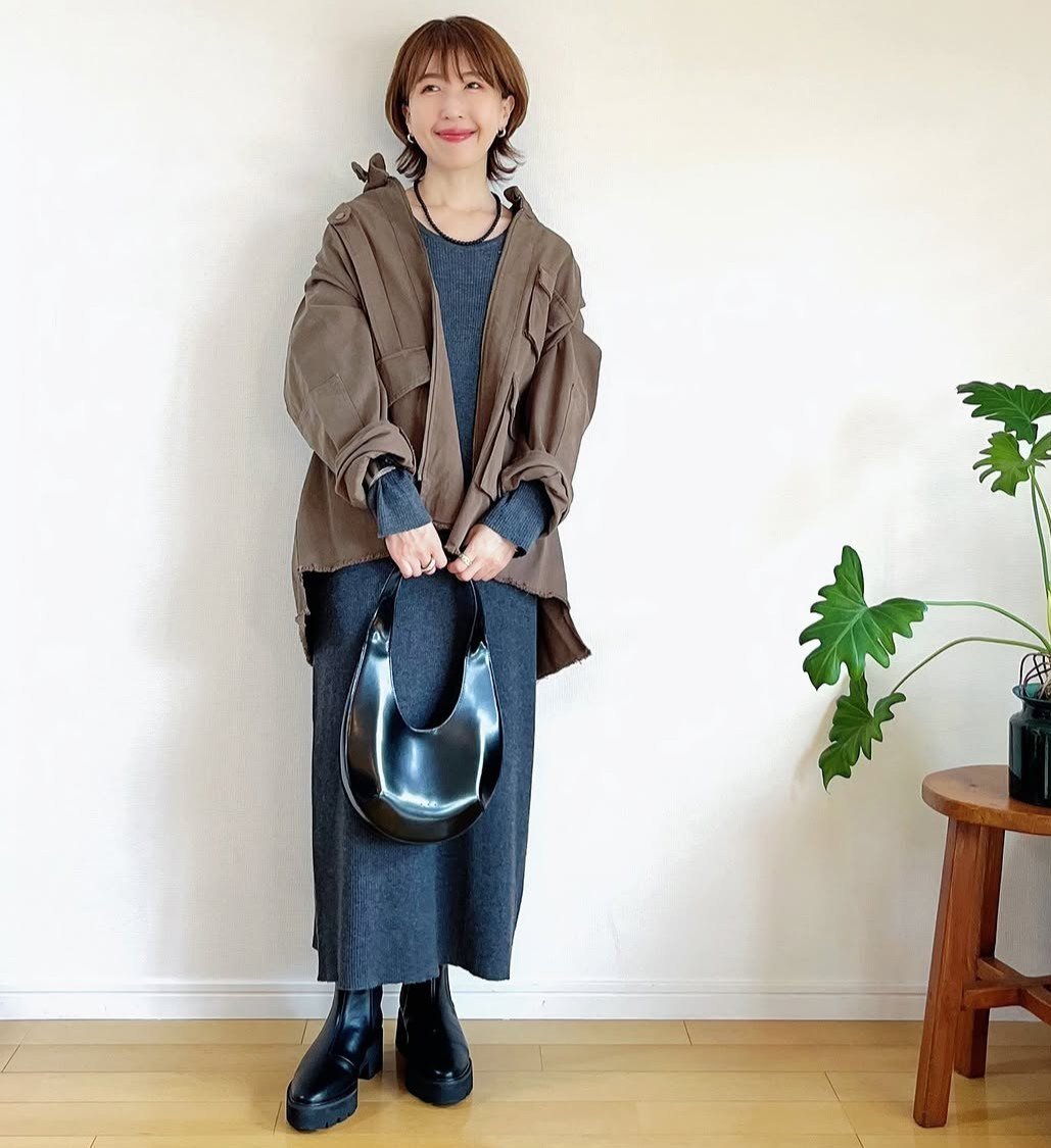 「おしゃれさんだよね」と噂されちゃう。40歳からの“秋のワンピースコーデ”3選