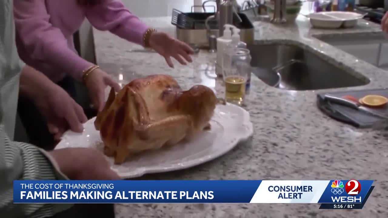 Thanksgiving dinner plans change as meals get more expensive, traveling ...