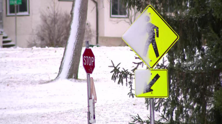 Twin Cities dealing with slick roads after season's first snowstorm