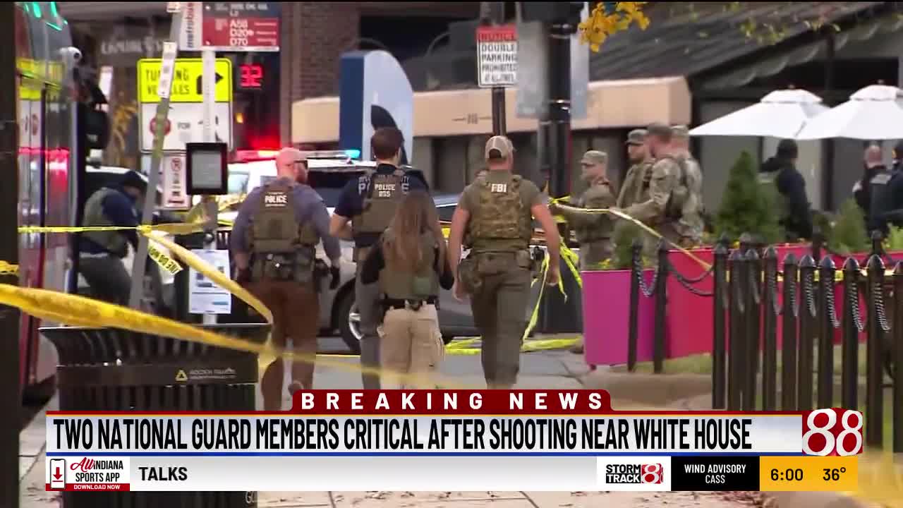 Two National Guard members critical after shooting near White House