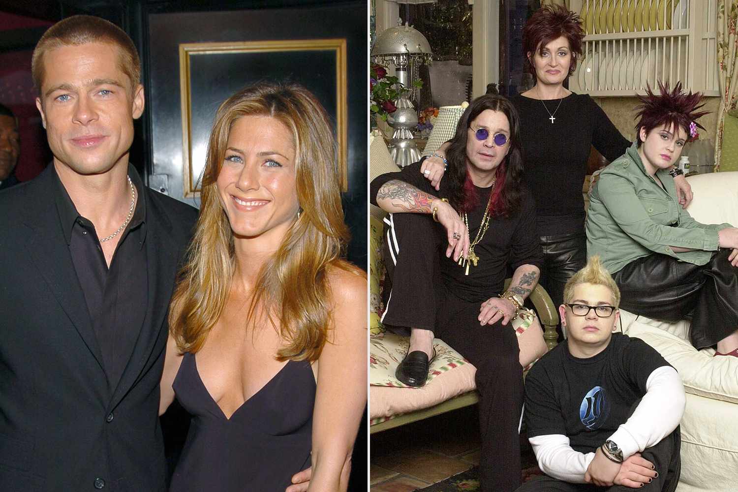 Brad Pitt le dijo a Jack Osbourne que él y Jennifer Aniston veían “The Osbournes” “todas las noches en la cama”