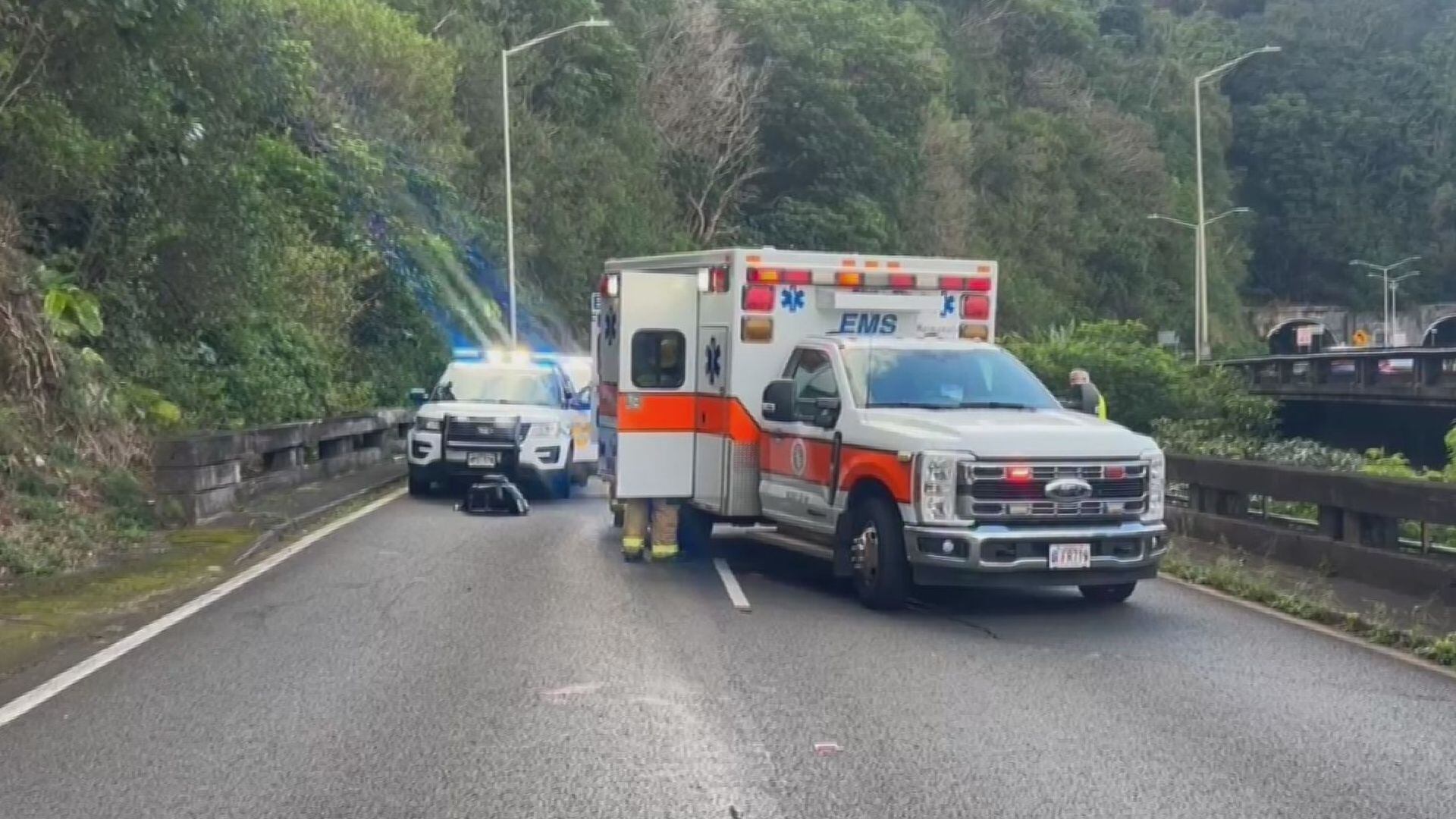 Motorcyclist seriously injured in crash on Pali Highway