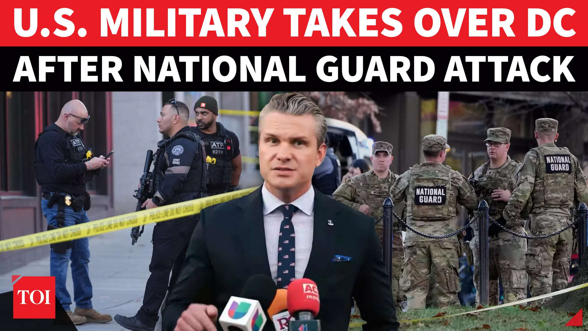 U.S Military Floods Washington DC On Trump Orders; 100s Of Troops ...