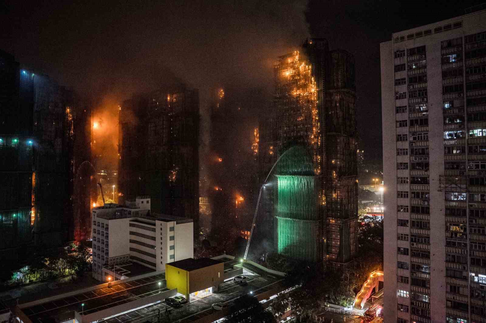Hong Kong'daki yangın faciasında can kaybı 55'e yükseldi