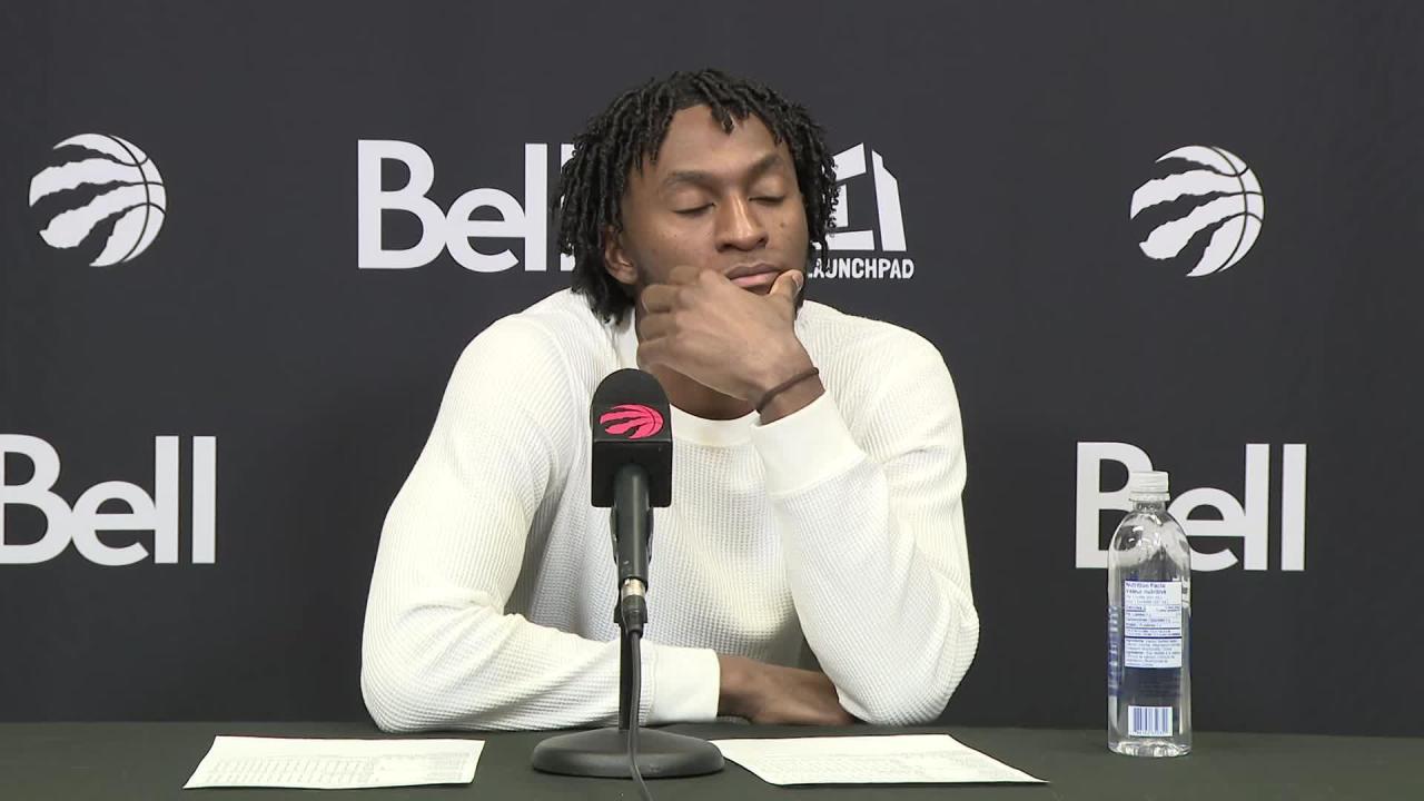 TOR 97, IND 95: Immanuel Quickley Postgame Media Availability