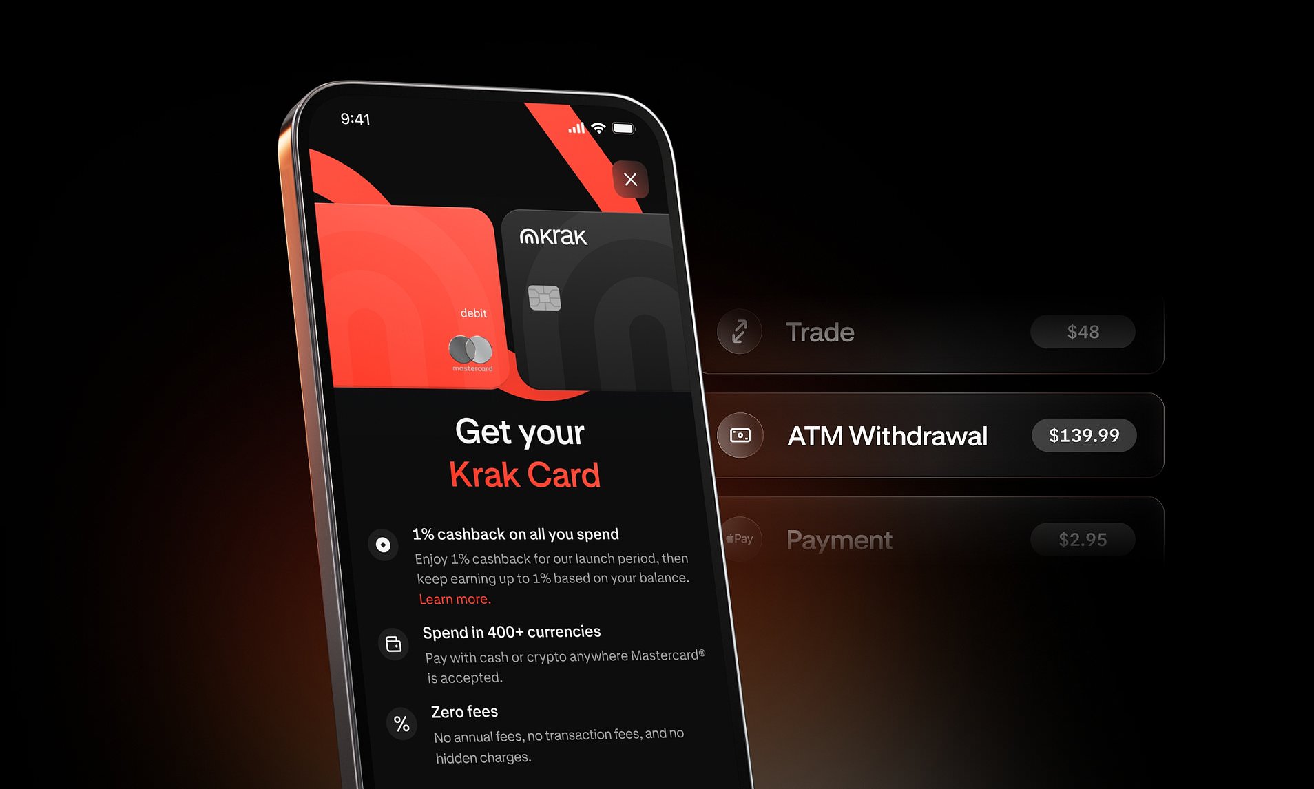 Kraken launches debit card that lets you spend crypto and currencies