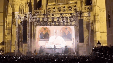 Holy EDM! Pope Leo blesses Slovakian rave, moments later, the beat ...