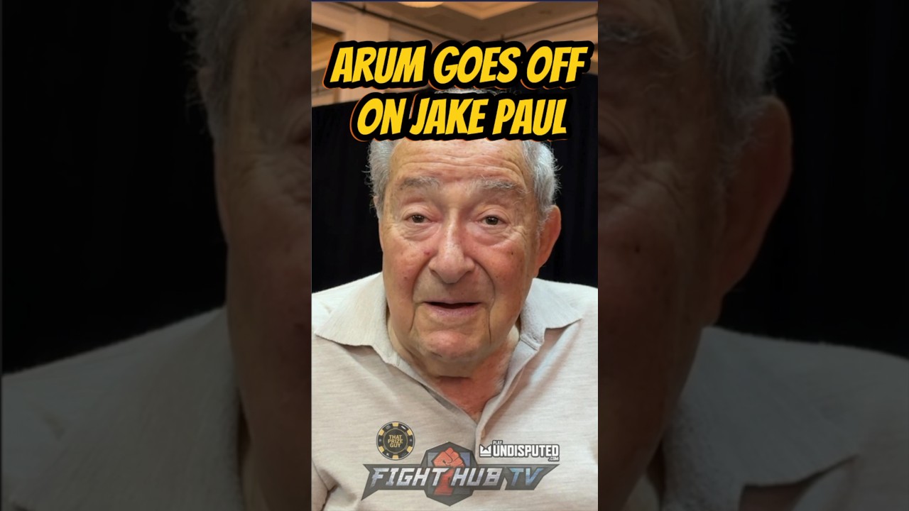 Arum RIPS Jake Paul over Chavez JR fight; says its not real boxing!
