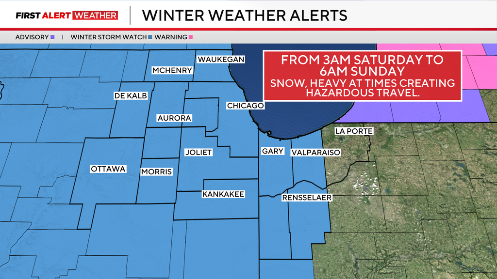 Winter Storm Watch begins early Saturday for snowstorm that could drop ...