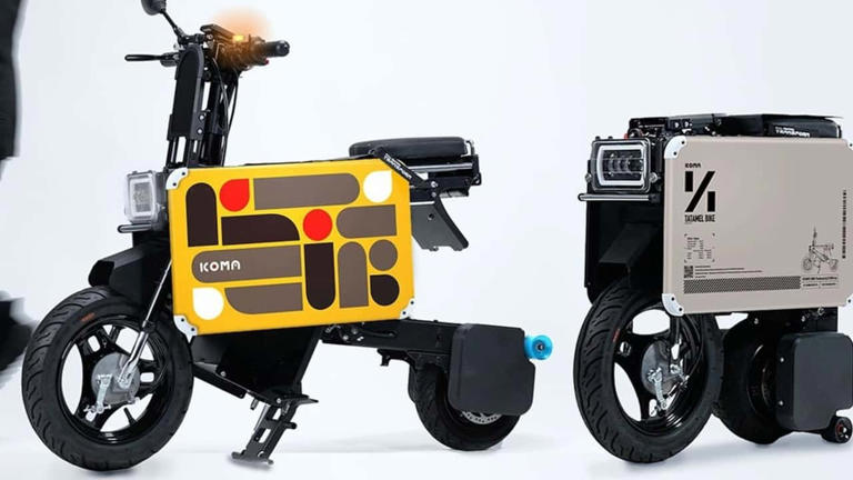 This Folding Electric Bike Turns Into a Suitcase and Still Looks Cooler ...