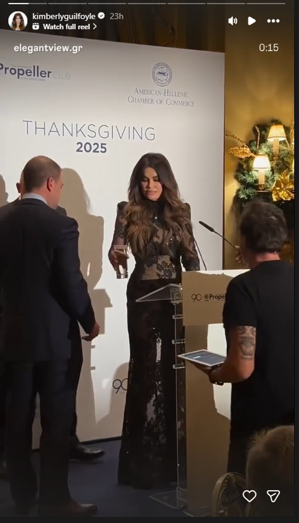 kimberly guilfoyle's sheer dress sparked criticism at a formal event KissProm