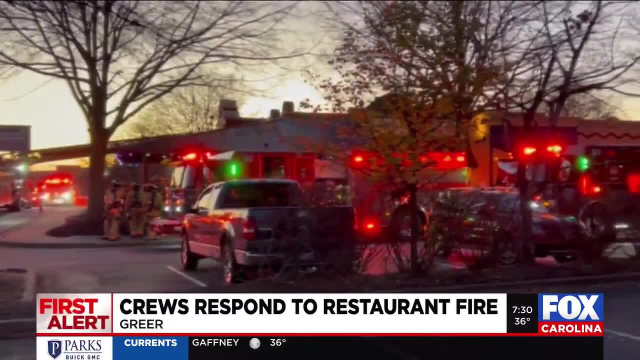 Fire crews respond to Mexican restaurant in Greenville Co.
