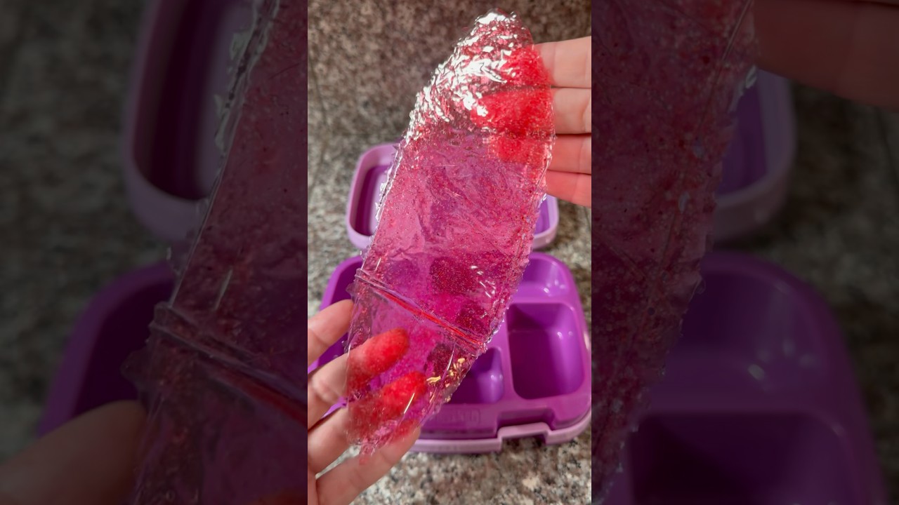 Watch what happens when I pack only red foods for lunch