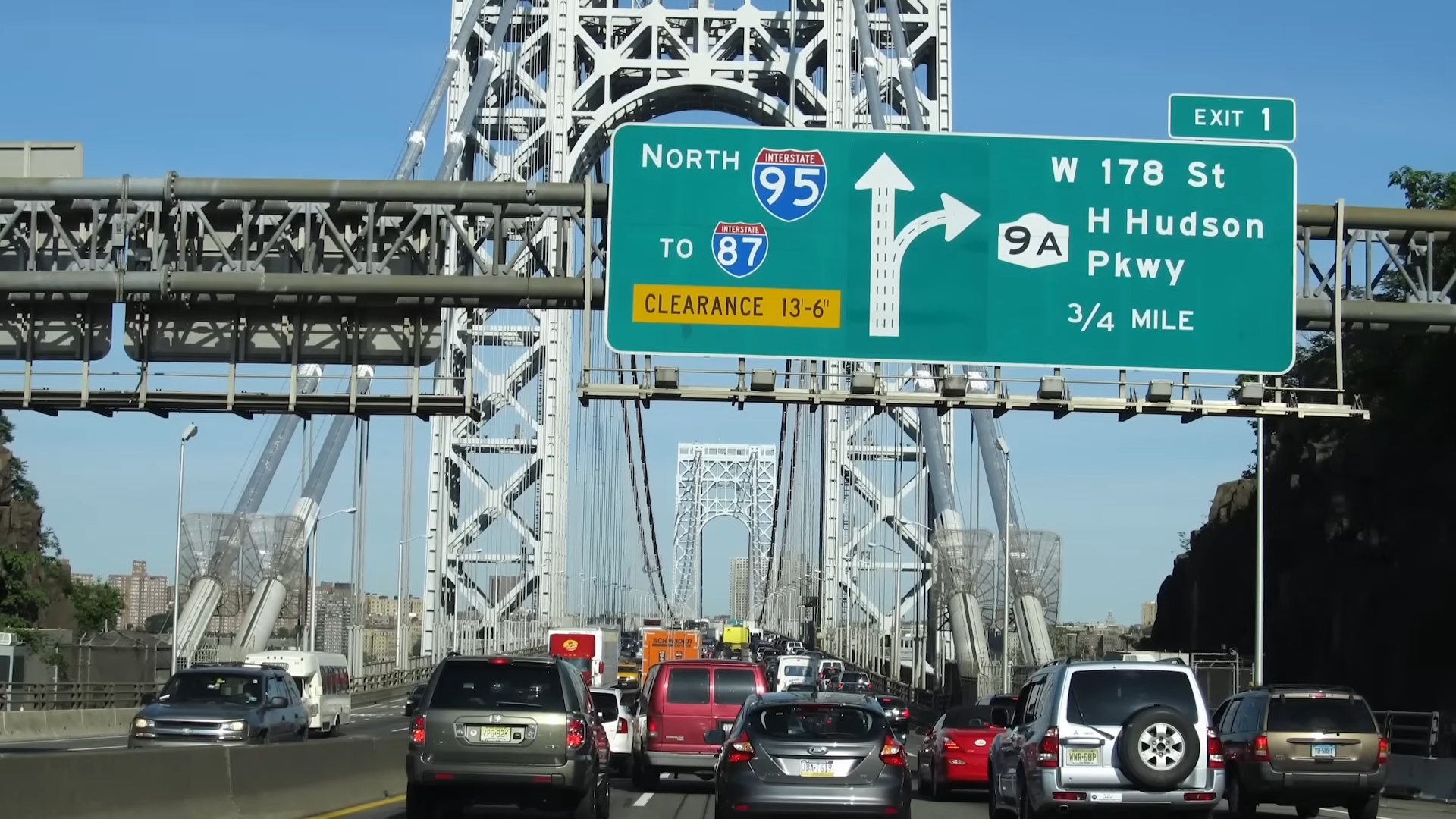 New York's Busiest Bridge - The George Washington Bridge