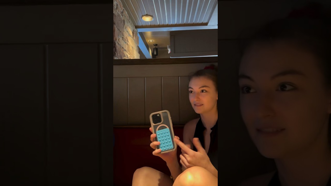 Funny phone discovery sparks laughter during video moment