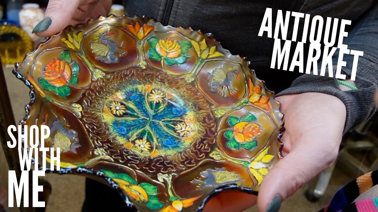 Dragged them to the antique market | Shop with me for eBay | Reselling