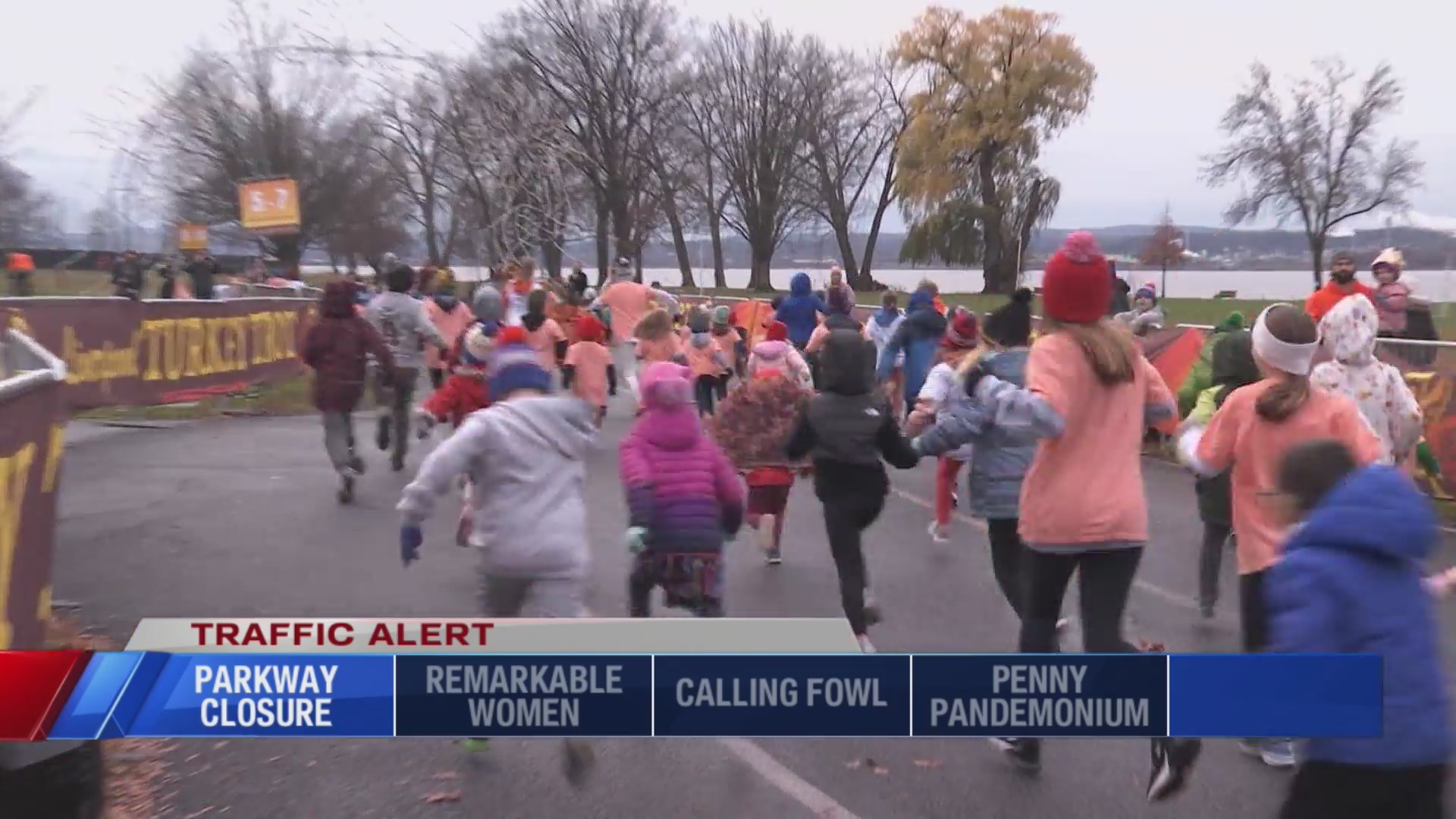 Parkway closure for Liverpool turkey trot
