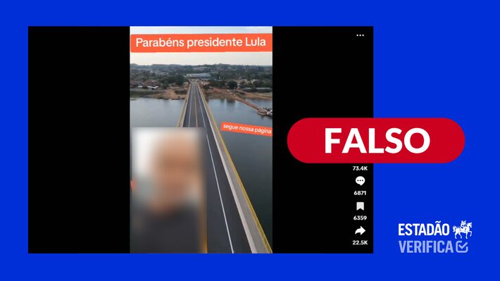 É falso que construção de ponte entre Pará e Tocantins tenha ficado parada durante gestão Bolsonaro