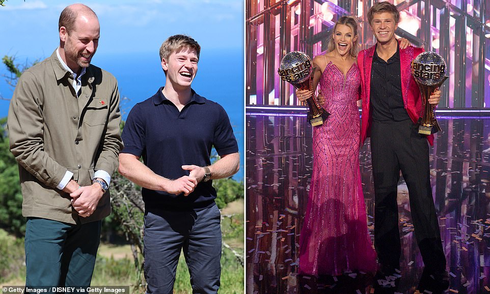 William and Kate send message to Robert Irwin after DWTS win