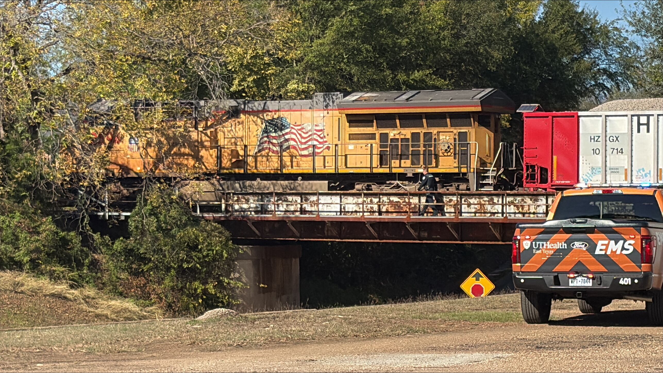 1 hospitalized after being hit by train in Tyler