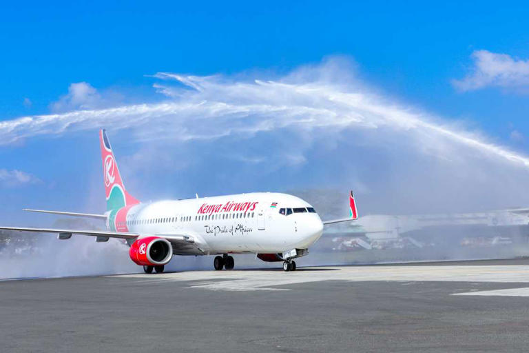 Kenya Airways carriers at the JKIA. Photo: Kenya Airways. Source: Twitter
