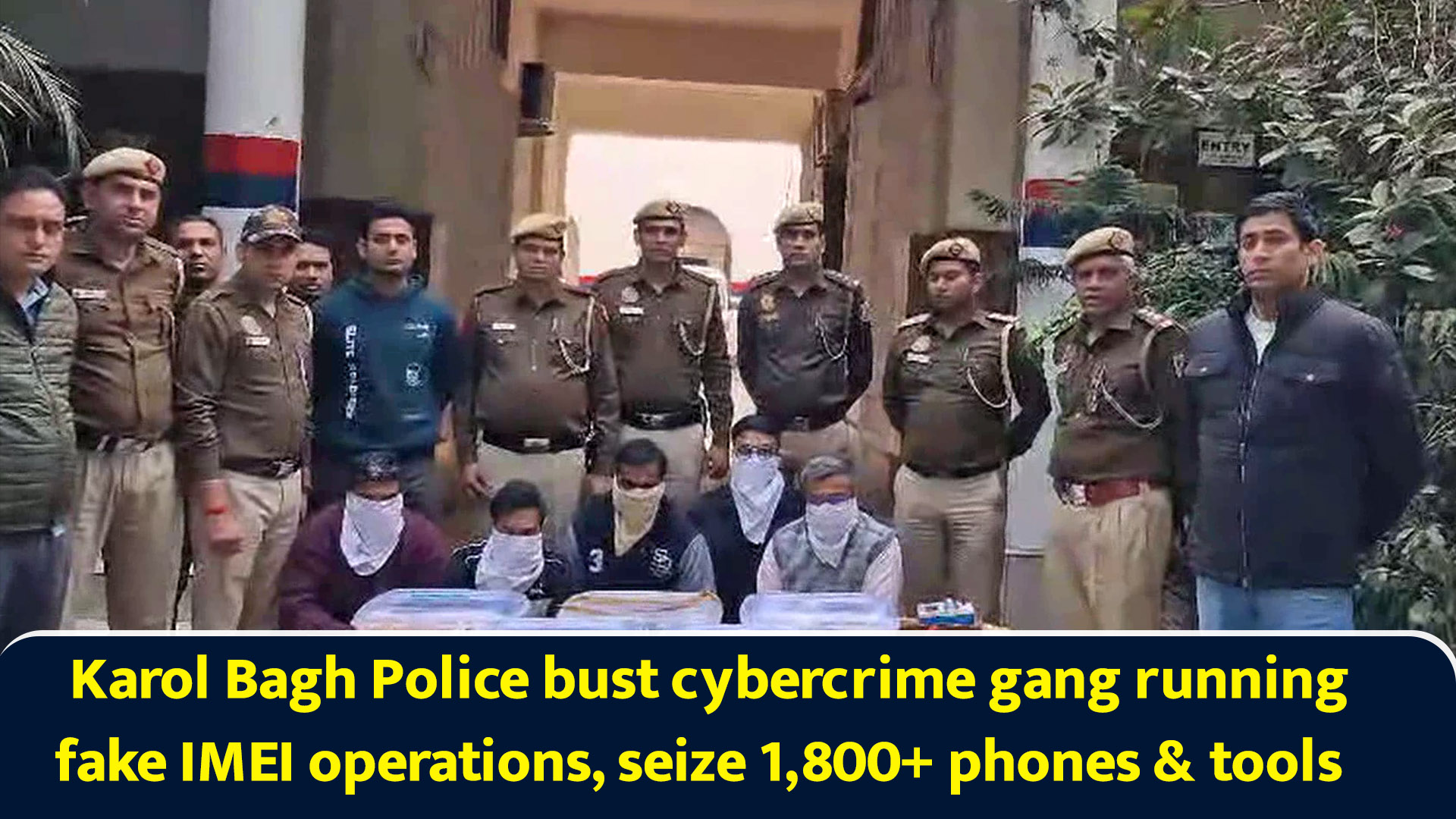 Karol Bagh Police bust cybercrime gang running fake IMEI operations ...